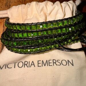 Victoria Emerson Green Wrap Bracelet